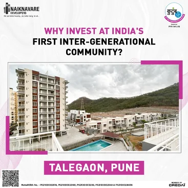 Carousel slide 1: Why invest at India’s first inter-generational community, Talegaon, Pune